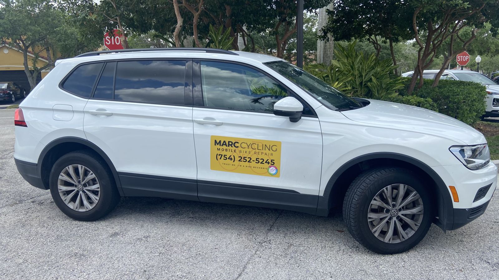 Marc Cycling branded mobile service van